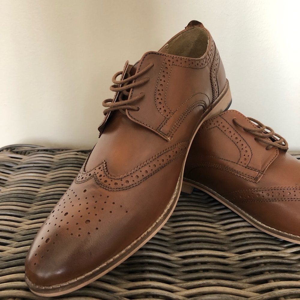 Brand New French Connection Leather Shoes Oxford size 9 US, 8 UK, 42 EU